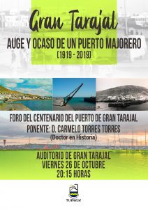 Conferencia “Gran Tarajal: auge y ocaso de un puerto majorero (1919-2019)”