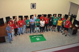 El Ayuntamiento de Tuineje recibe a la UD Gran Tarajal, primer equipo del municipio en ascender a Tercera División